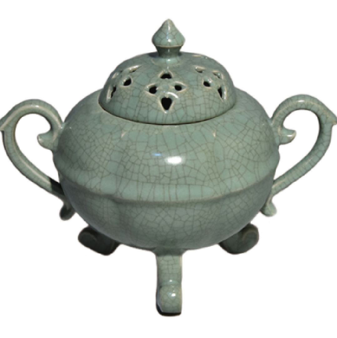 中国古美術 青磁 香炉