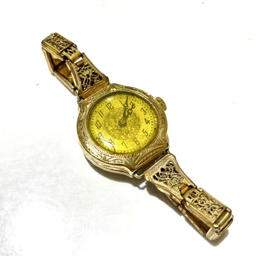 K14 小型金無垢時計