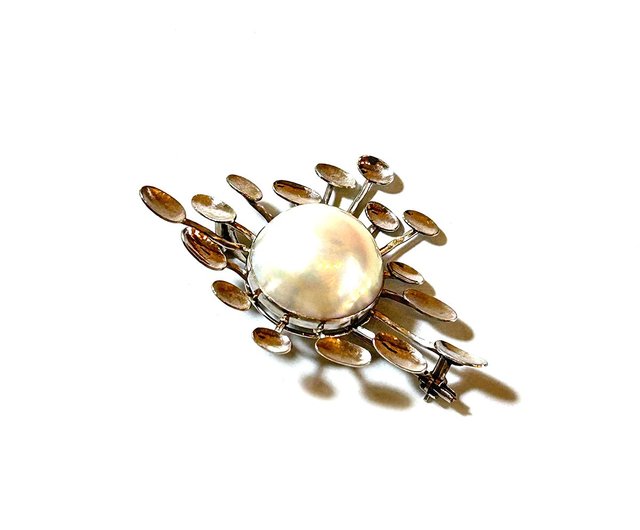 K14 アンティークブローチ